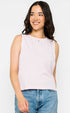 Keri-Sleeveless Woven Shell